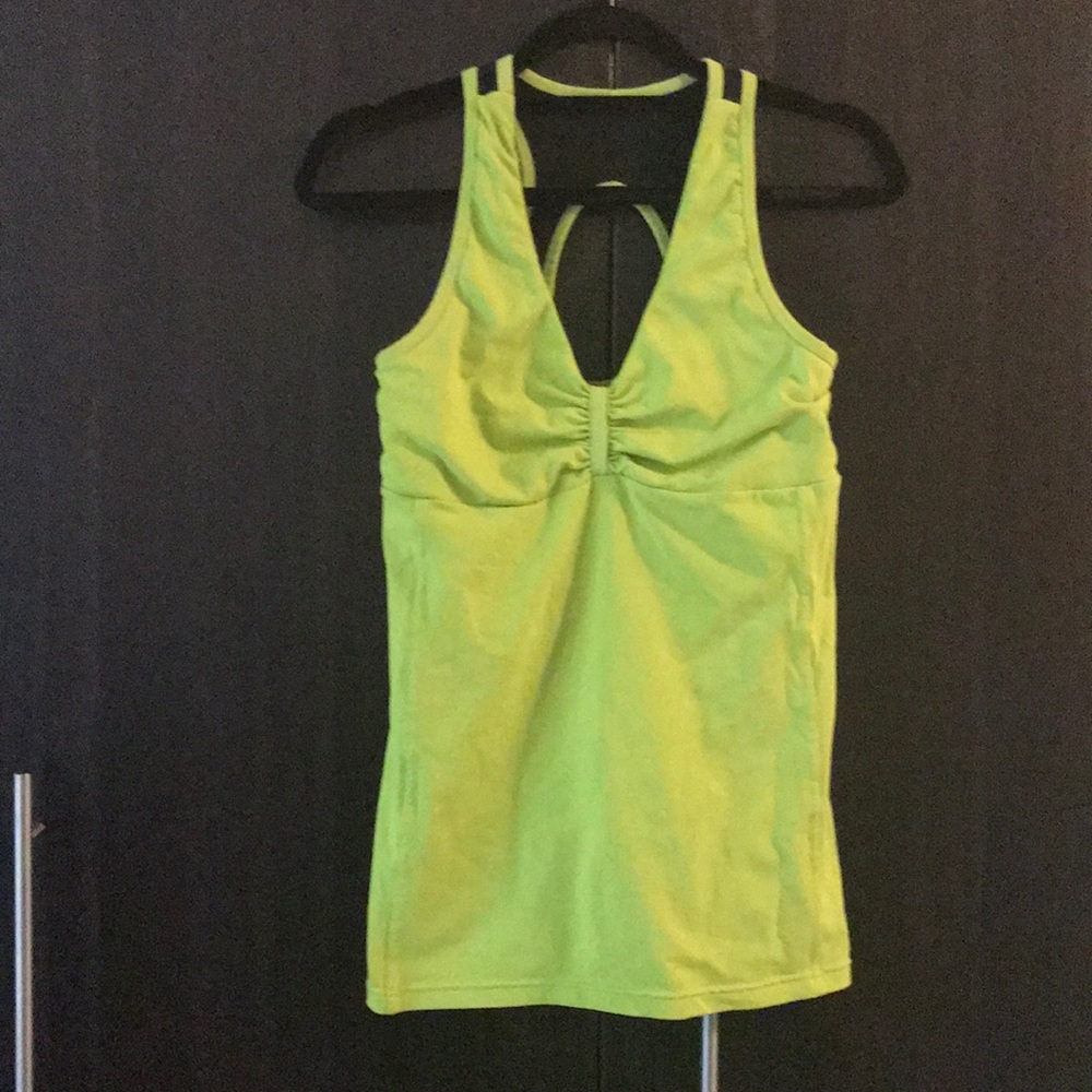 Neon Green SUGOi Exercise / Running / Yoga Tank